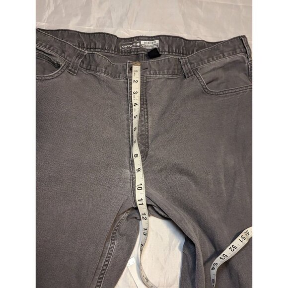 Carhartt Relaxed Fit Pants Men’s Sz 40x32 Charol Gray Rugged Flex Cotton 5pocket - Picture 15 of 16